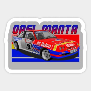 Opel Manta 400 Group B ACDelco Sticker